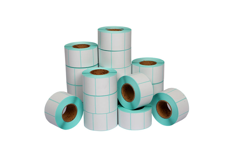 Roll-type self-adhesive barcode paper